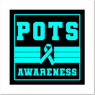 POTS Postural Orthostatic Tachycardia Syndrome Awareness Posters and Art